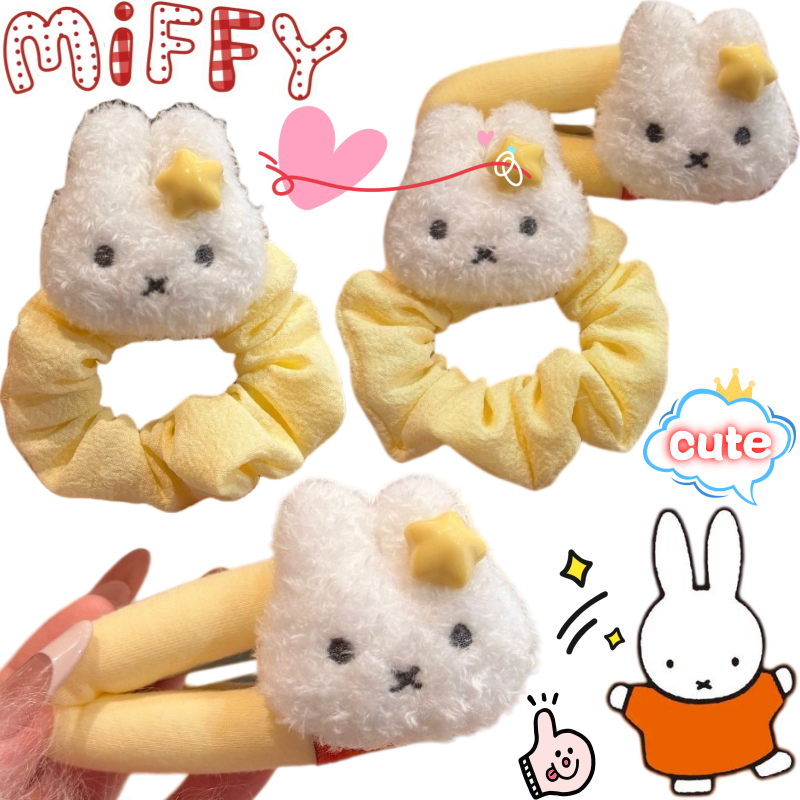 Hair Band Elastic - Miffy Hair Band Creative High-value Cartoon
