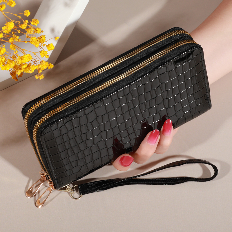 Women Accessories List - Chic Vintage Double Layer Clutch Wallet