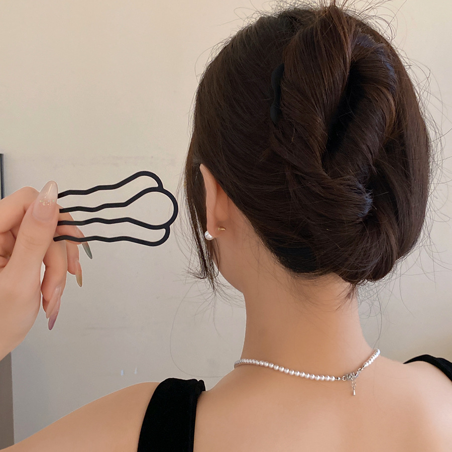 Metal U-Shaped Hair Fork Combs - Hair Fork Stick avaliação e preço