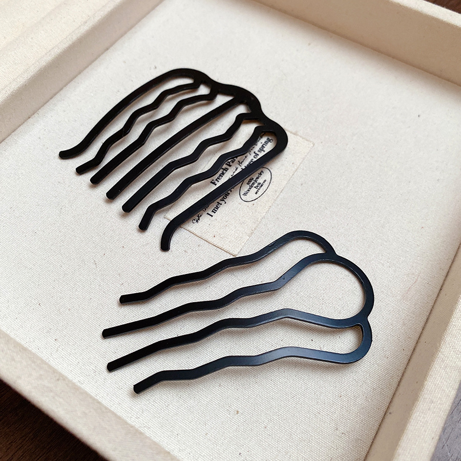 Metal U-Shaped Hair Fork Combs - Hair Fork Stick avaliação e preço