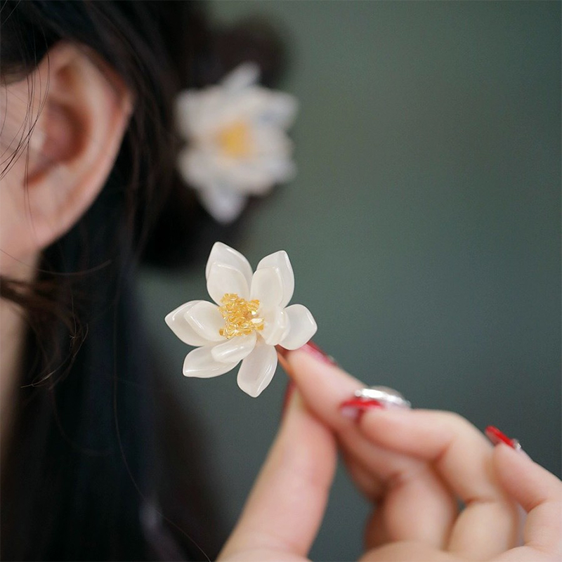 1Pair Vintage Hairpin Glazed F - Hair Fork Stick avaliação e preço