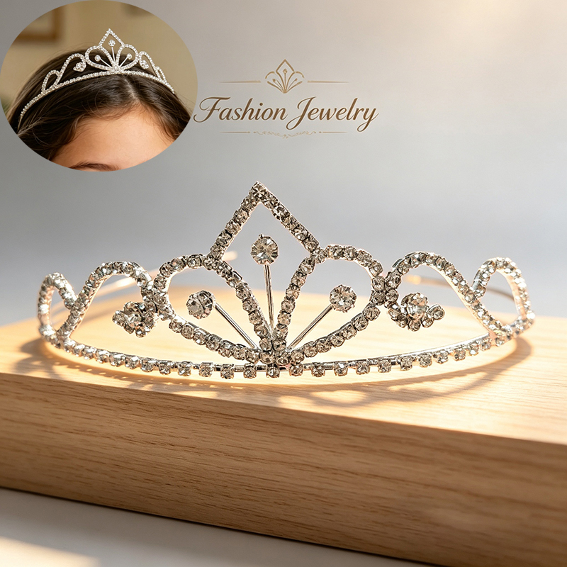 Silver Color Rhinestone Bridal - Women'S Vintage Accessories avaliação e preço