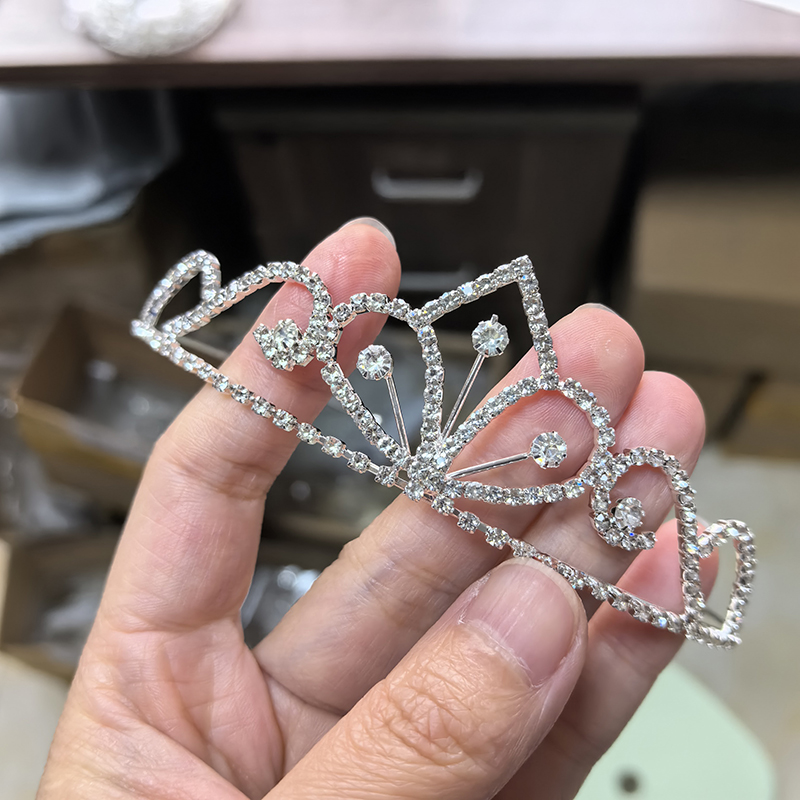 Silver Color Rhinestone Bridal - Women'S Vintage Accessories avaliação e preço