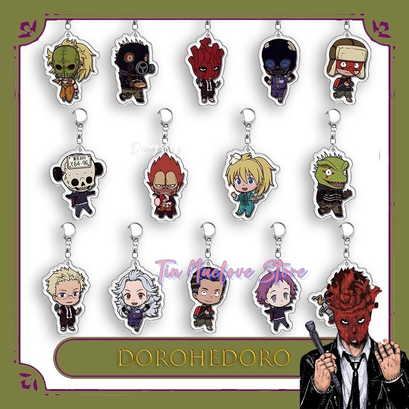 Anime Dorohedoro Acrylic Keych - Women'S Keychain Accessories avaliação e preço