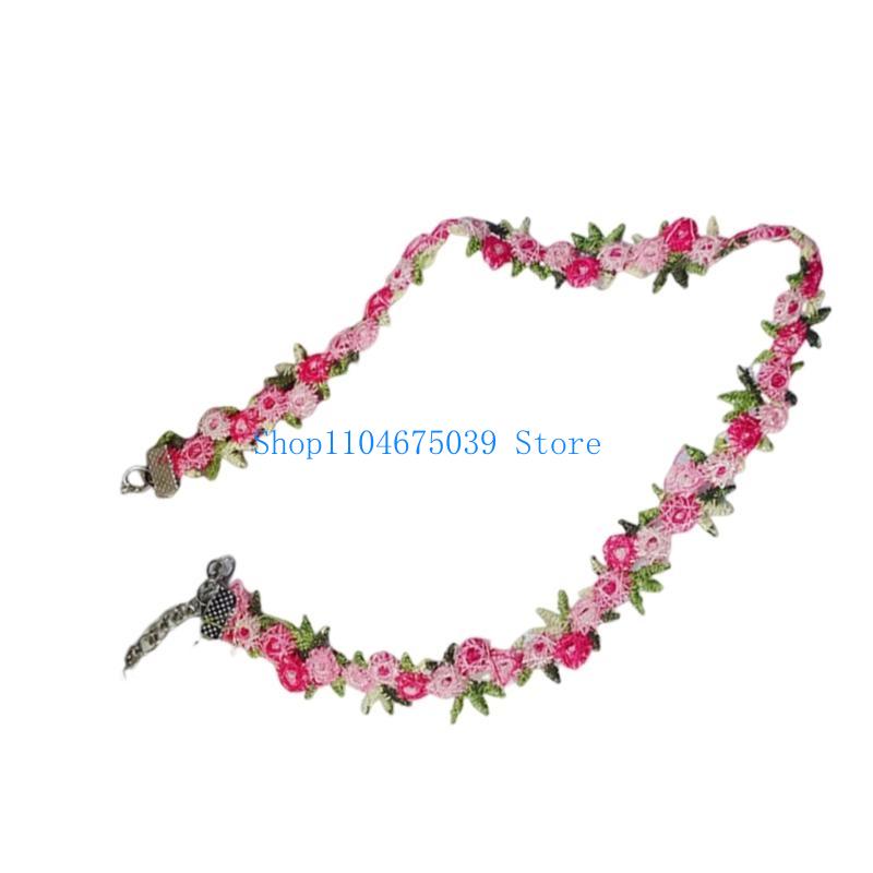 Fashionable Embroidered Flower - Women Accessories Pk avaliação e preço