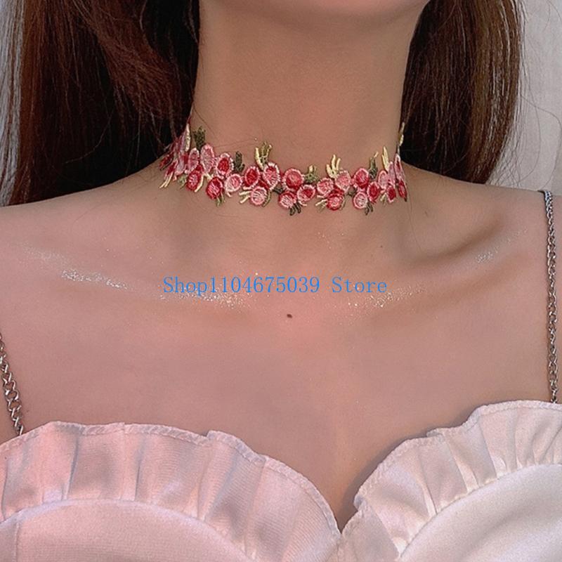 Fashionable Embroidered Flower - Women Accessories Pk avaliação e preço