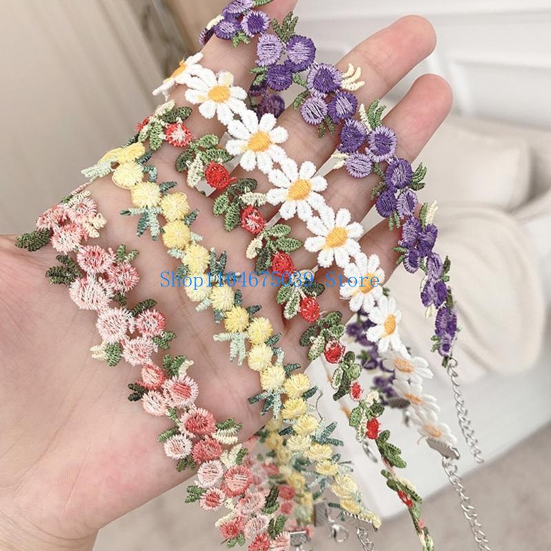 Fashionable Embroidered Flower - Women Accessories Pk avaliação e preço