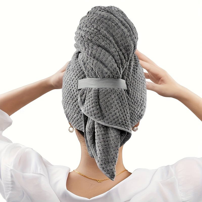 Microfiber Hair Towel Extra La - Hair Band Elastic avaliação e preço