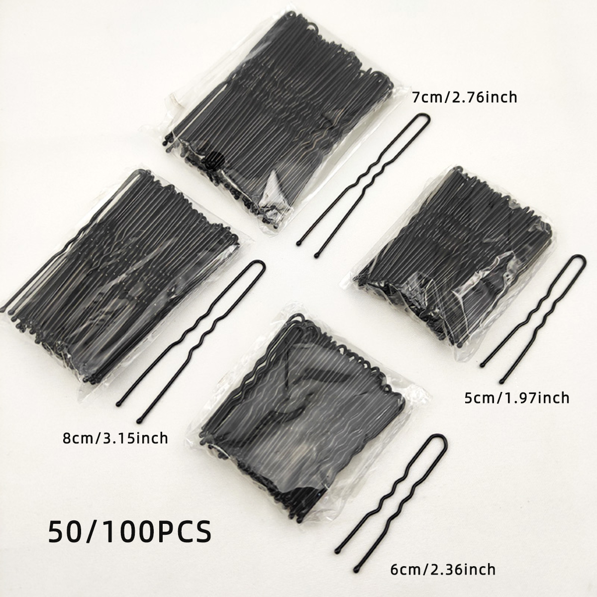 50/100 PCS Women 5/6/7/8 cm Ha - Hair Fork Stick avaliação e preço