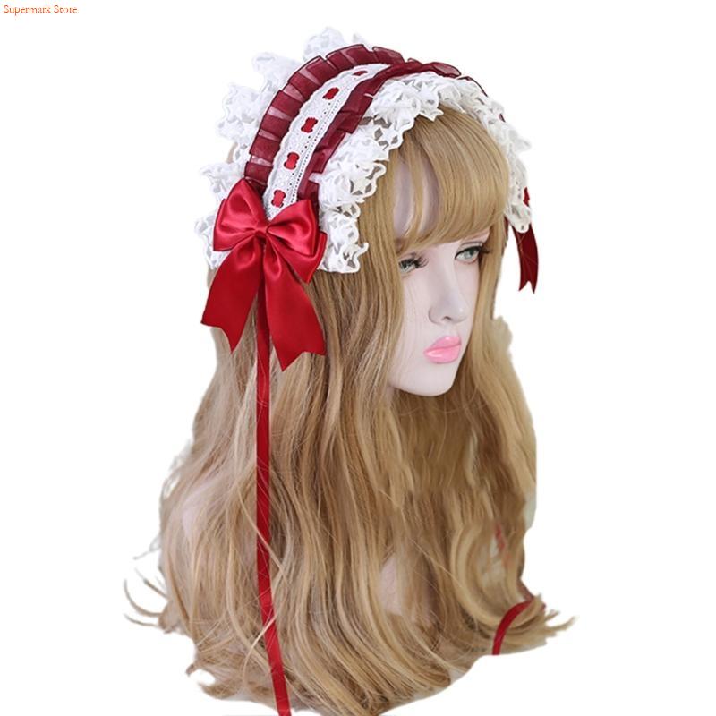 Q5WE Star Lace Ribbon Bowknot  - Women Accessories App avaliação e preço