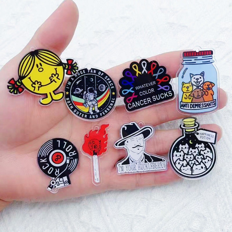 10pcs Halloween cartoon charac - Women'S Keychain Accessories avaliação e preço