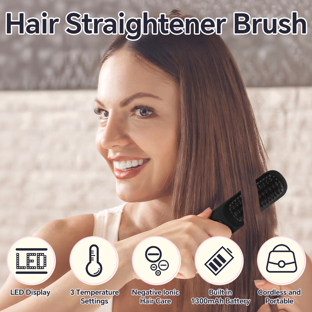 Ionic Straightening Comb, Hair - Women Accessories Display avaliação e preço