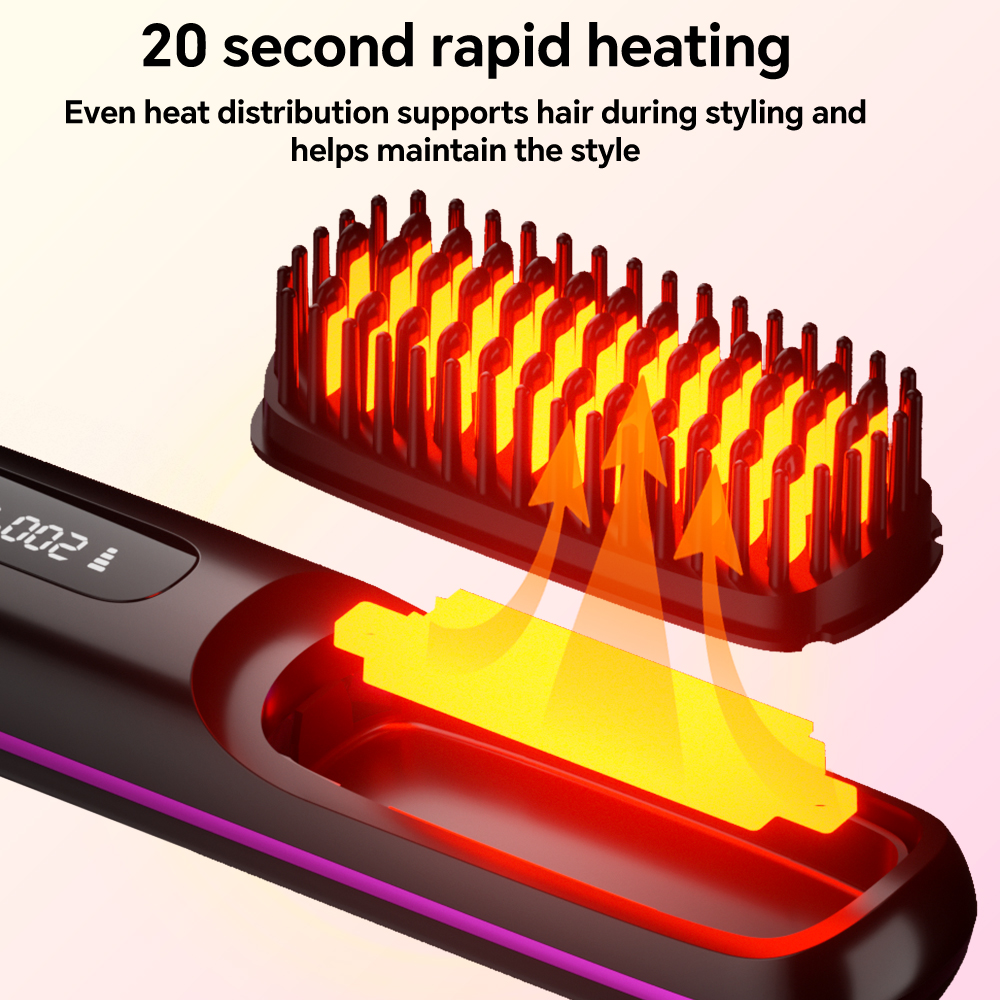Ionic Straightening Comb, Hair - Women Accessories Display avaliação e preço