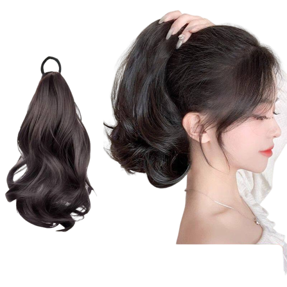 10 Inch Synthetic Pear Flower  - Hair Band Elastic avaliação e preço