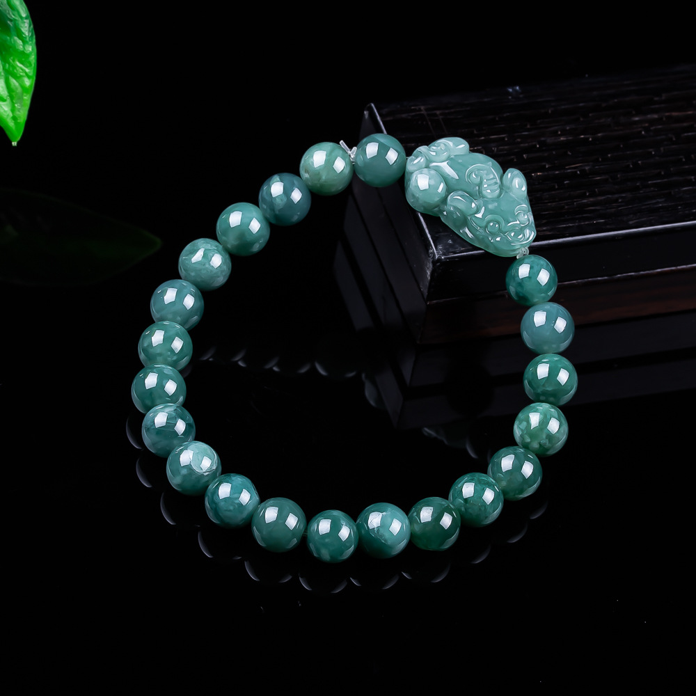 Natural Burmese Jadeite Pixiu  - Women'S Vintage Accessories avaliação e preço