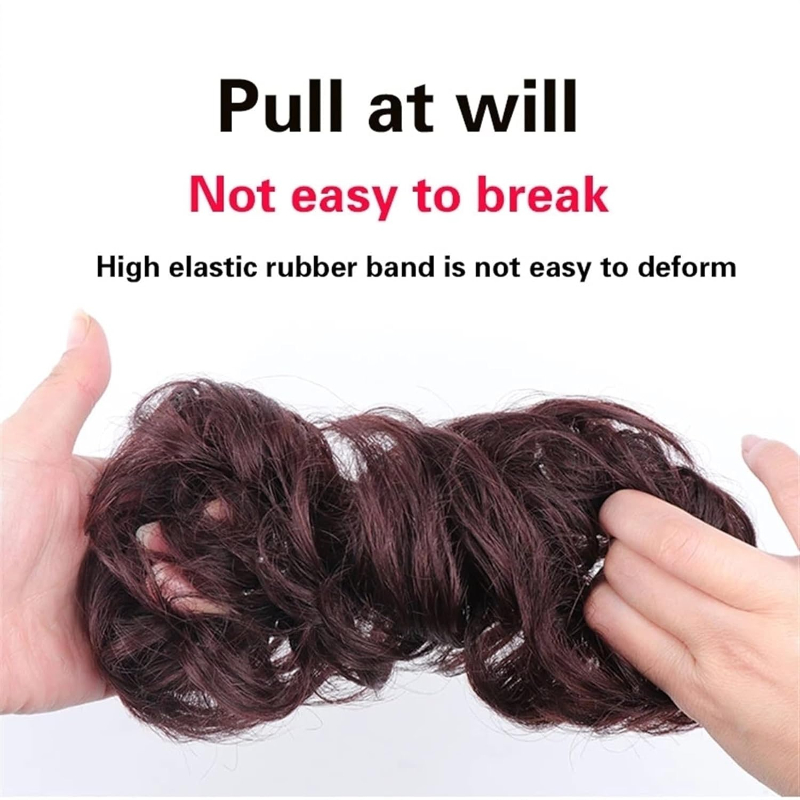 Synthetic Fashion Messy Curly  - Hair Band Elastic avaliação e preço