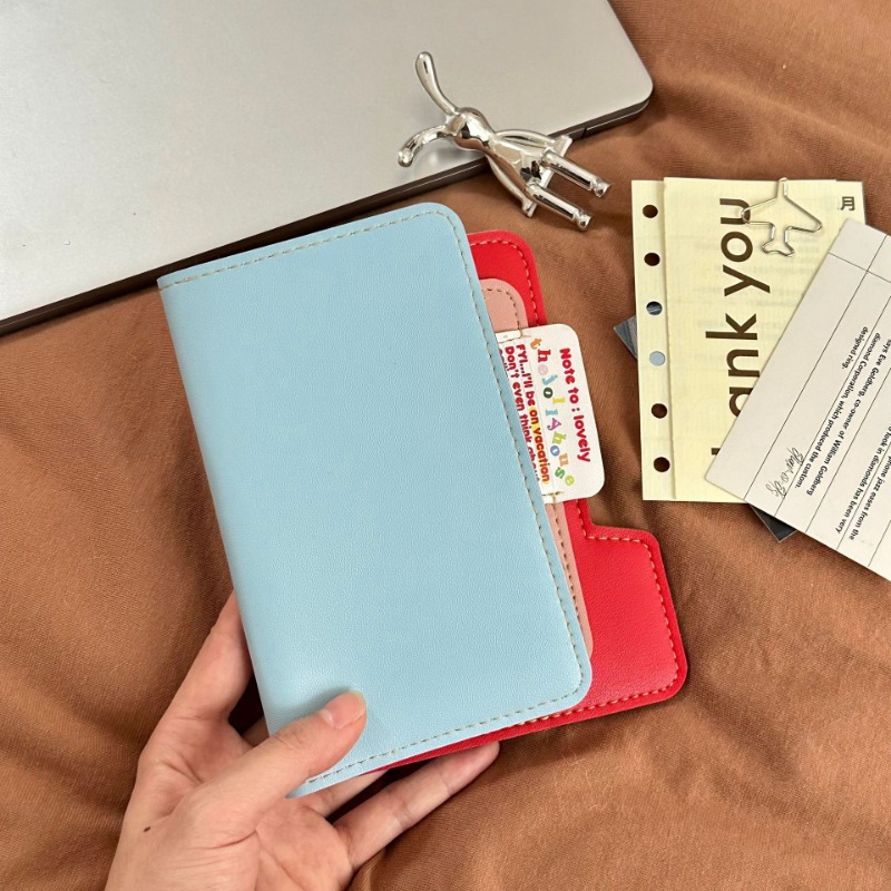 Ins Color Block Passport Holde - Women Accessories List avaliação e preço