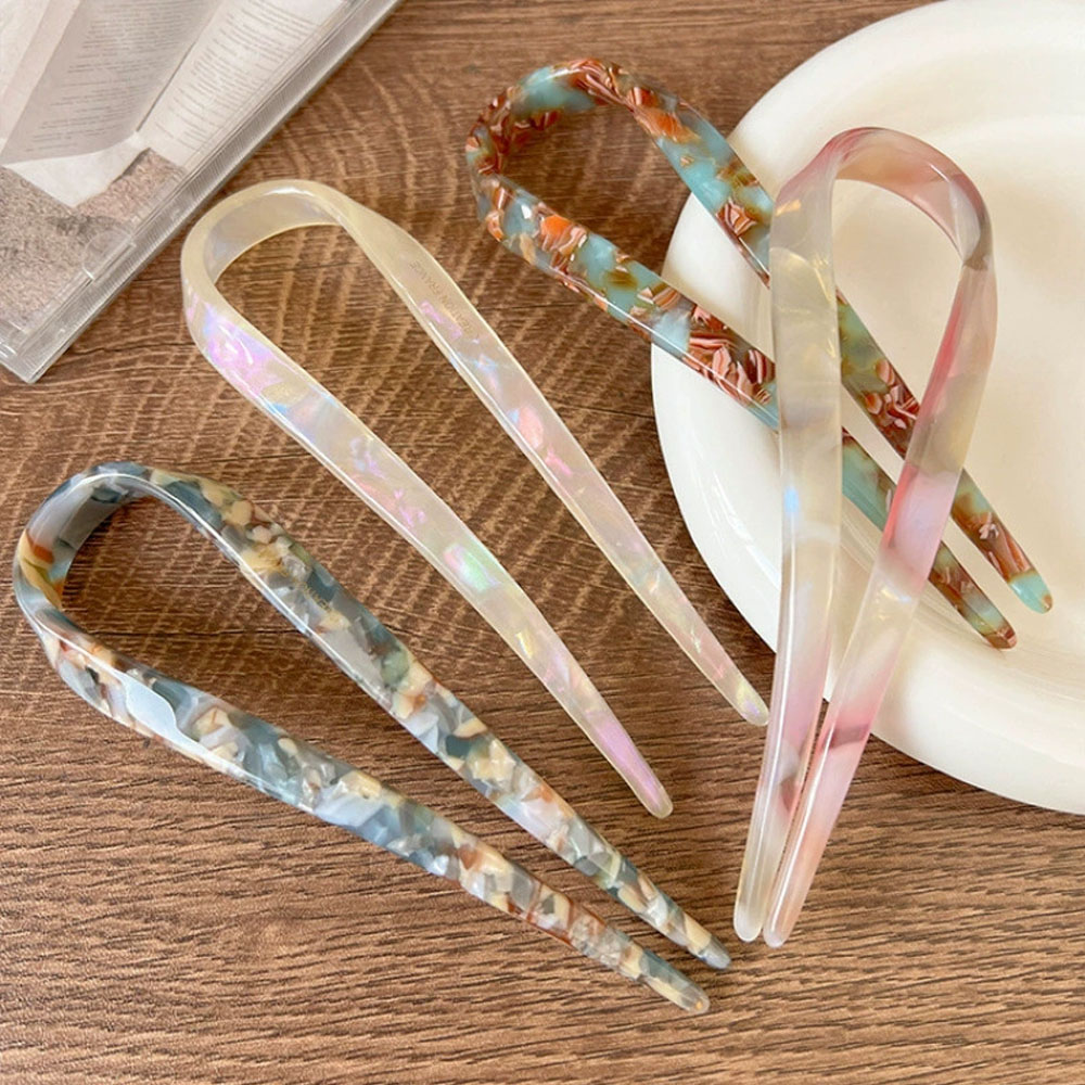 Retro U-shaped hairclip for wo - Hair Fork Stick avaliação e preço