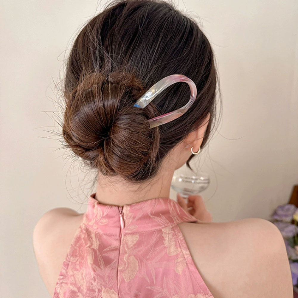 Retro U-shaped hairclip for wo - Hair Fork Stick avaliação e preço