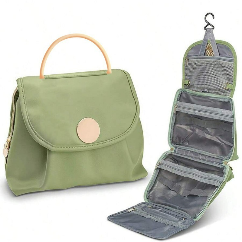 Waterproof Toiletry Bag Hangin - Women Accessories List avaliação e preço