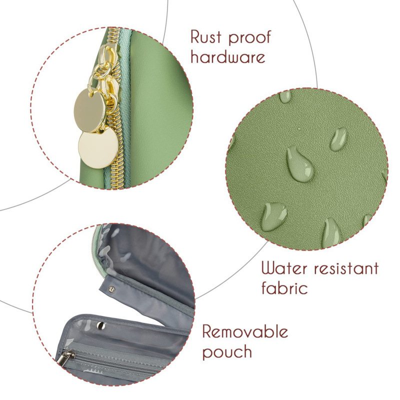 Waterproof Toiletry Bag Hangin - Women Accessories List avaliação e preço