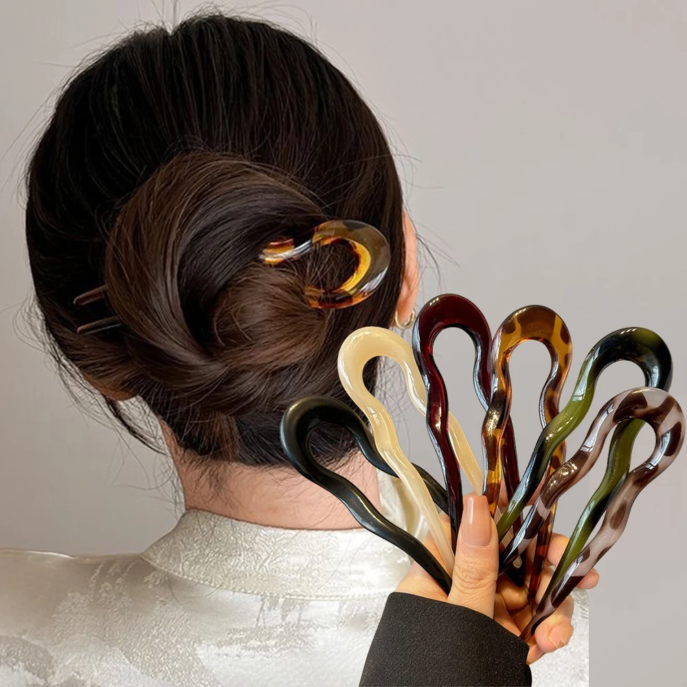 U-Shaped Hair Fork Fashion Tor - Hair Fork Stick avaliação e preço