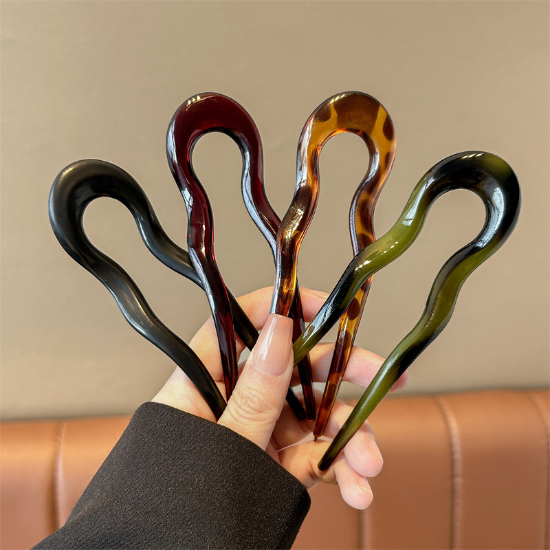 U-Shaped Hair Fork Fashion Tor - Hair Fork Stick avaliação e preço