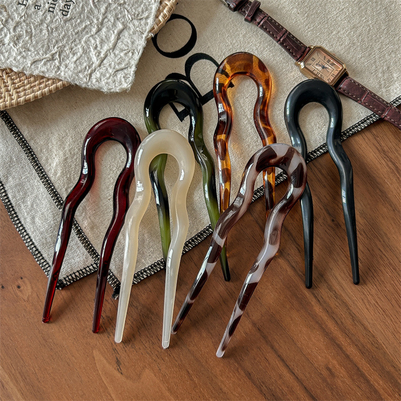 U-Shaped Hair Fork Fashion Tor - Hair Fork Stick avaliação e preço