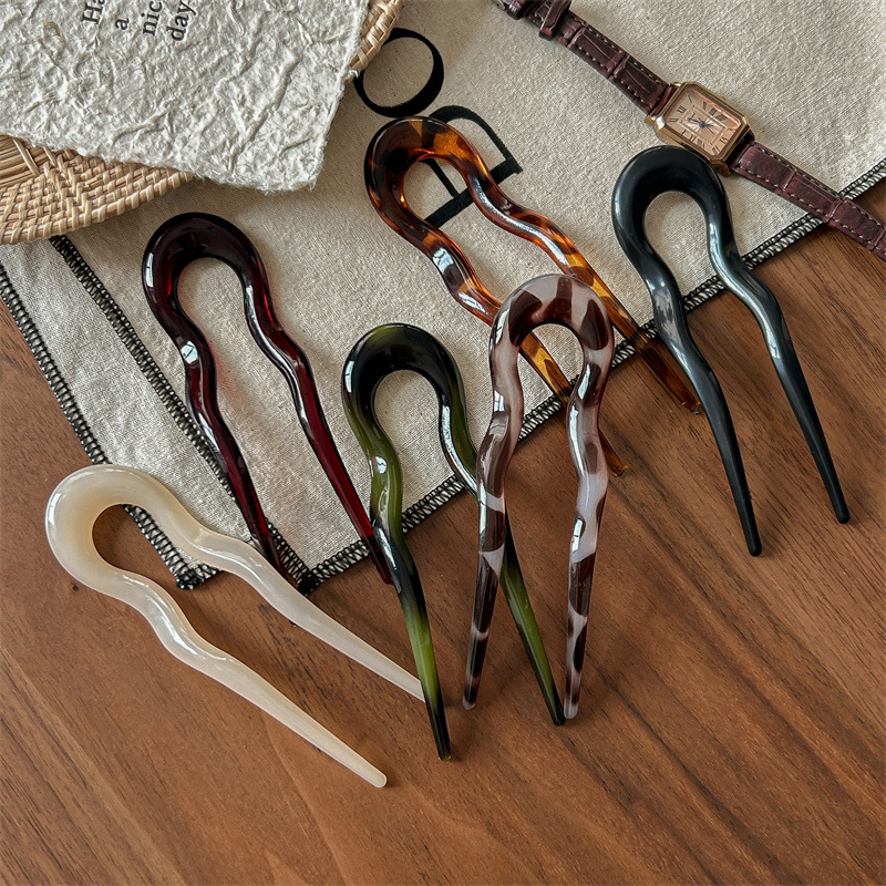 U-Shaped Hair Fork Fashion Tor - Hair Fork Stick avaliação e preço