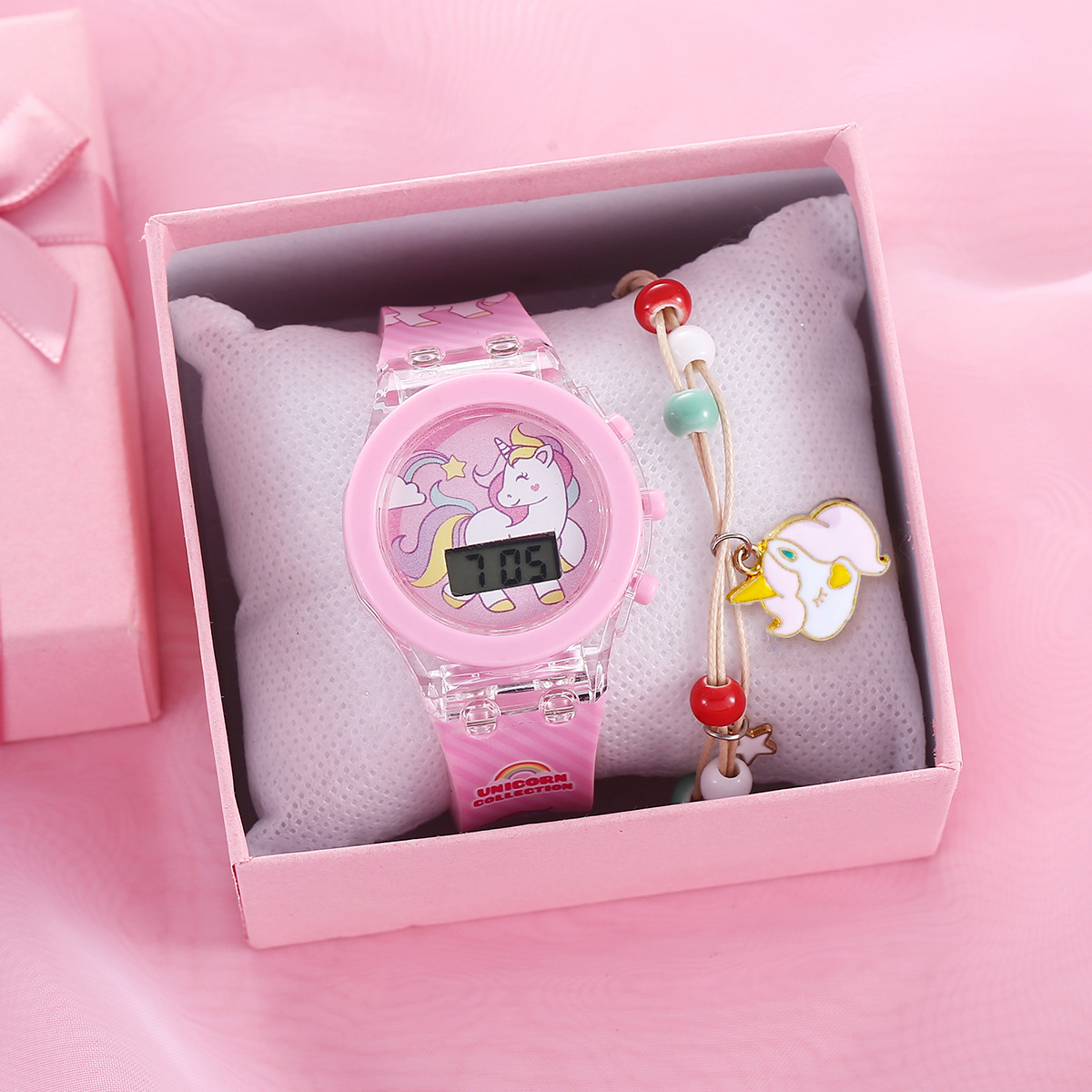 Cute Unicorn Girls Watches wit - Women Accessories Display avaliação e preço