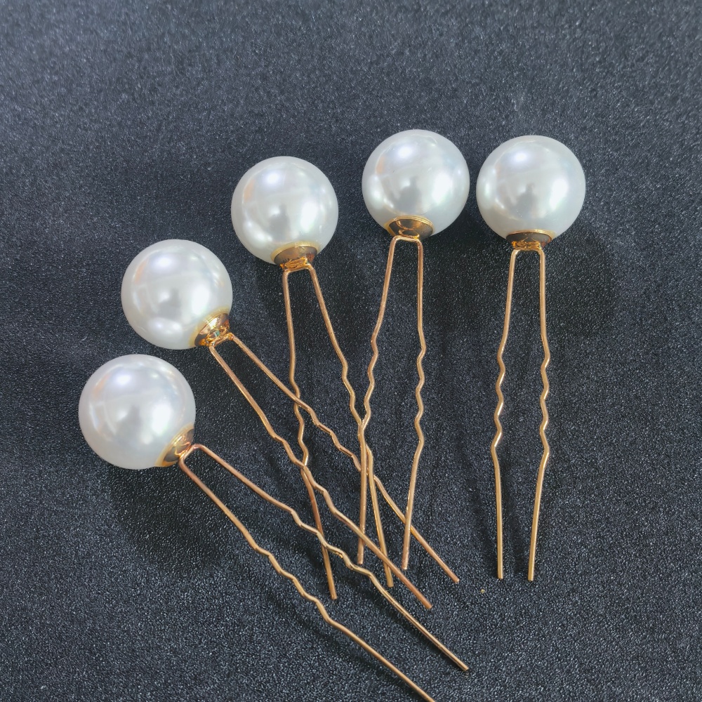 Fashion Simulated Pearl Hairpi - Hair Fork Stick avaliação e preço