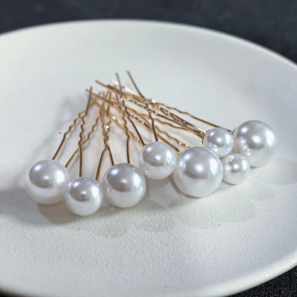 Fashion Simulated Pearl Hairpi - Hair Fork Stick avaliação e preço