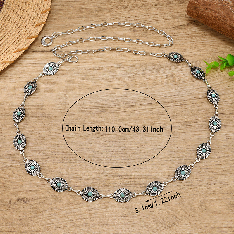 Vintage Metal Waist Chain with - Women Accessories Pk avaliação e preço