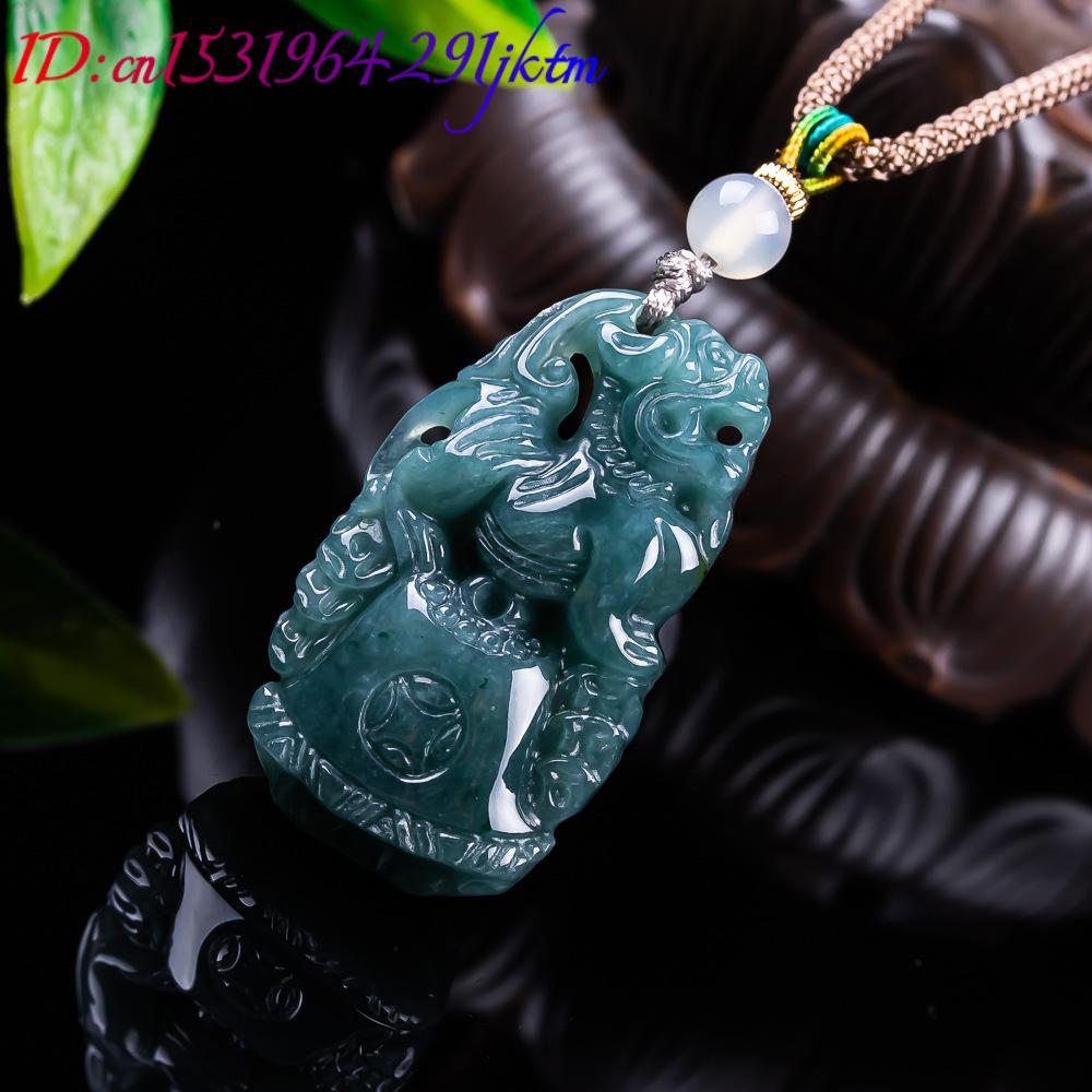 Burmese Jadeite Pixiu Pendant  - Women'S Vintage Accessories avaliação e preço