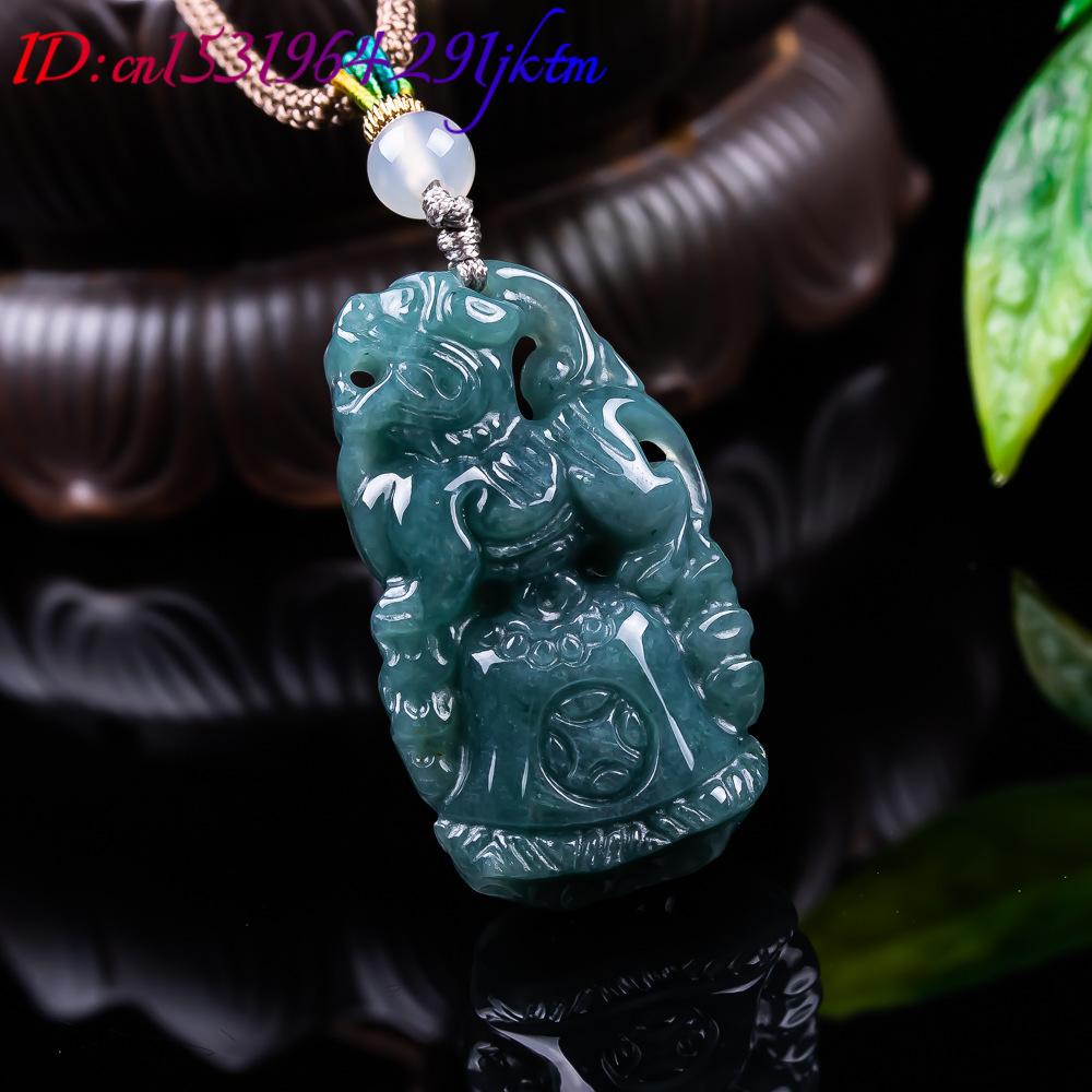 Burmese Jadeite Pixiu Pendant  - Women'S Vintage Accessories avaliação e preço