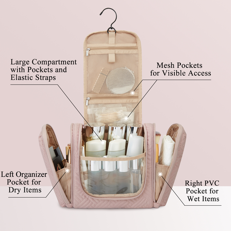 BAGSMART Travel Toiletry Bag f - Women Accessories List avaliação e preço