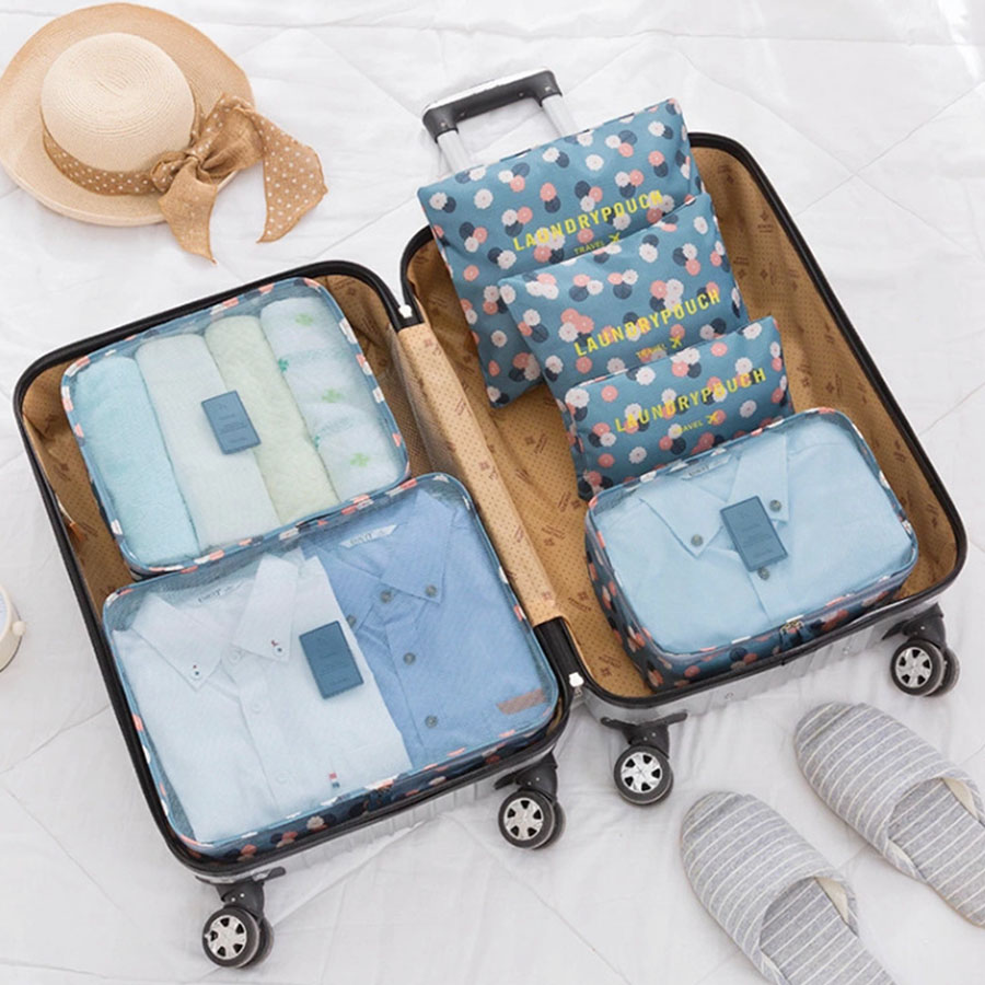 6pcs Travel Organizer Storage  - Women Accessories List avaliação e preço