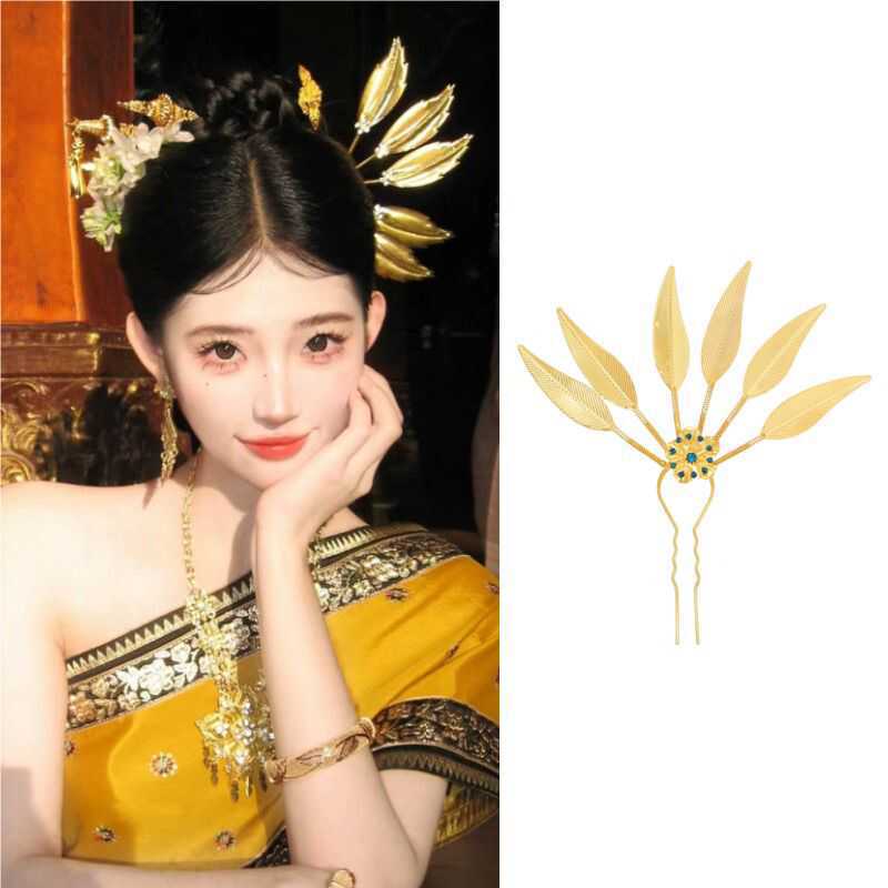 Palace style hair hairpin vint - Hair Fork Stick avaliação e preço
