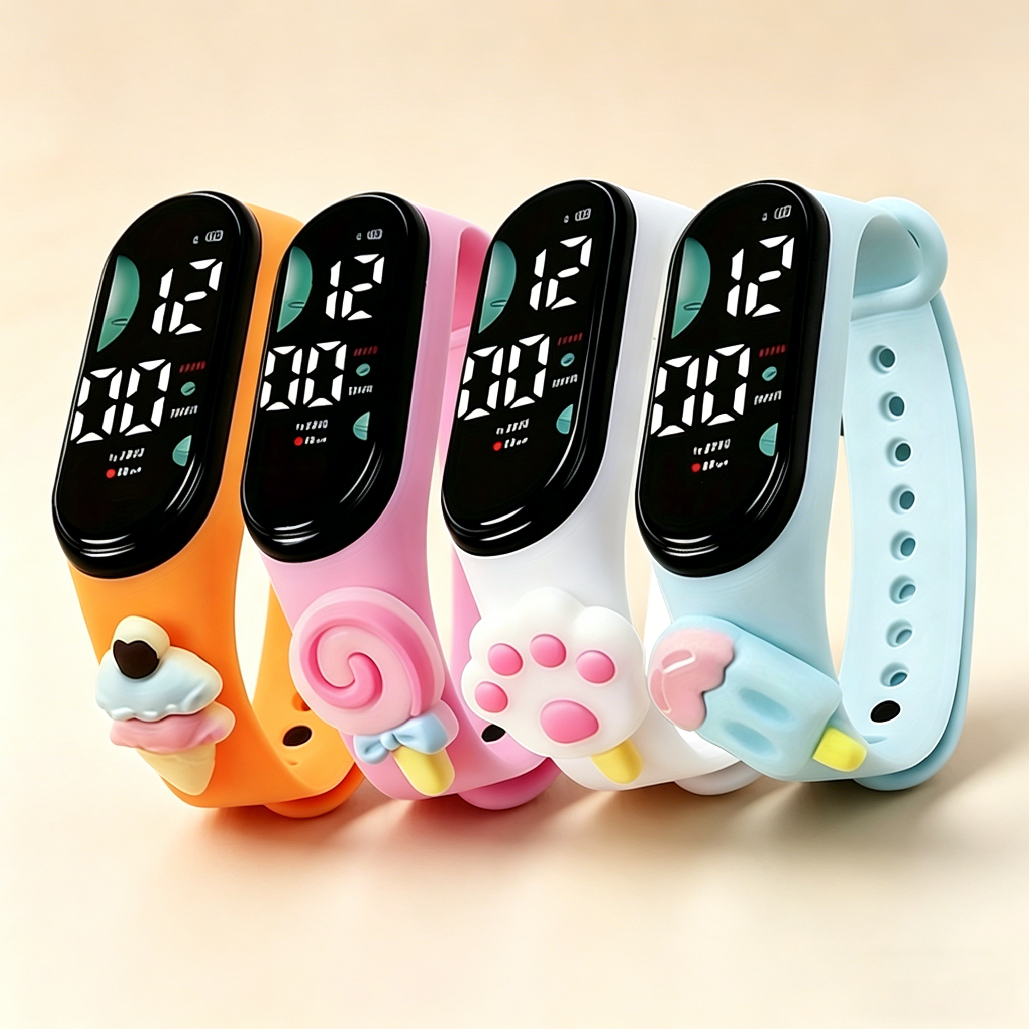 Cute 3D Cartoon Digital Watch  - Women Accessories Display avaliação e preço