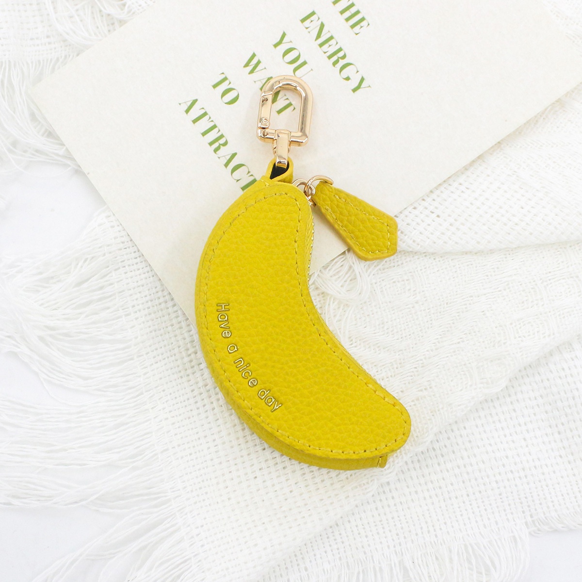 Banana Series Banana-shaped Co - Women'S Keychain Accessories avaliação e preço