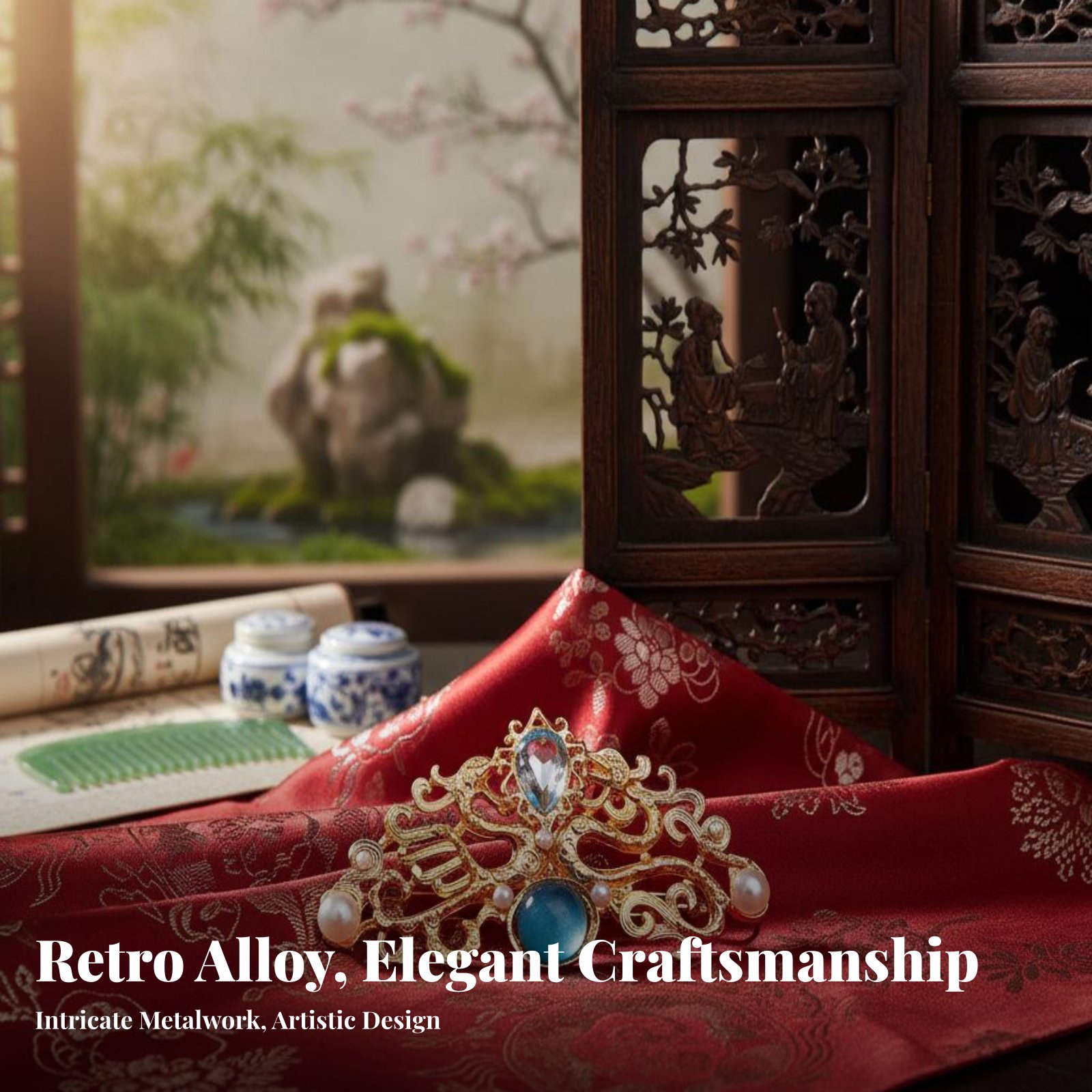Chinese Traditional Hair Acces - Women'S Vintage Accessories avaliação e preço