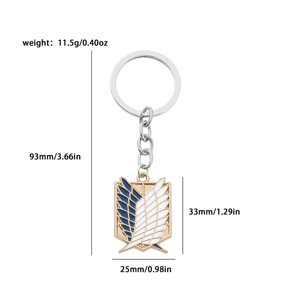 Anime Attack on Titan Enamel B - Women'S Keychain Accessories avaliação e preço