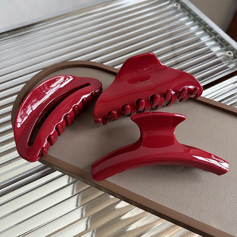 New Christmas Red Hair Claw Cr - Women Accessories Business avaliação e preço