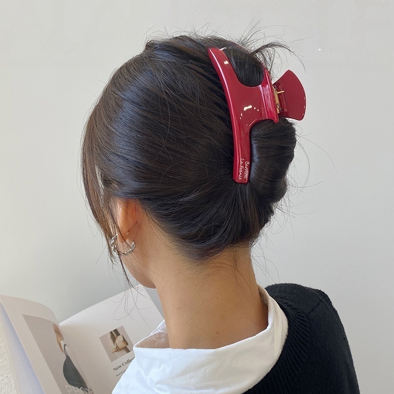 New Christmas Red Hair Claw Cr - Women Accessories Business avaliação e preço