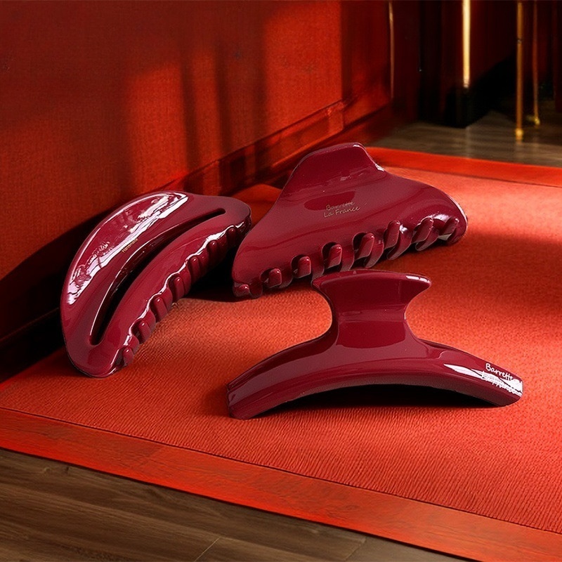 New Christmas Red Hair Claw Cr - Women Accessories Business avaliação e preço
