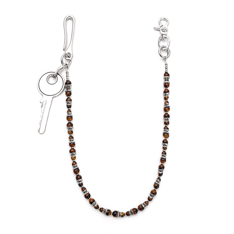 Hip Hop Punk Tiger Eye Beaded  - Women Accessories Pk avaliação e preço