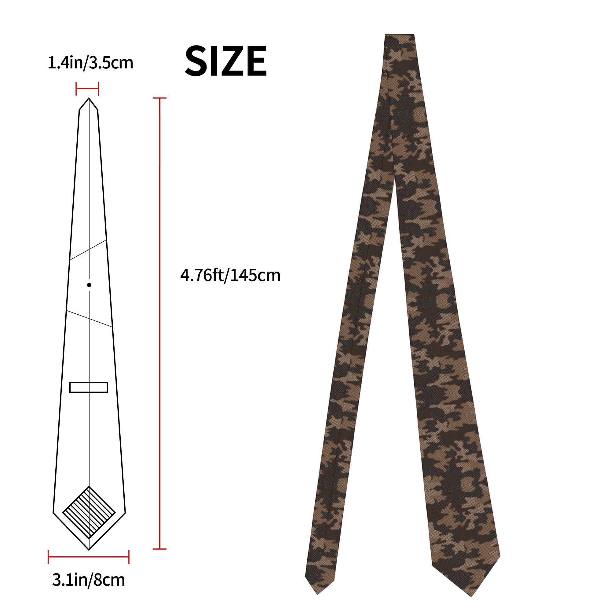 Camouflage pattern Tie  Busine - Women Accessories Business avaliação e preço