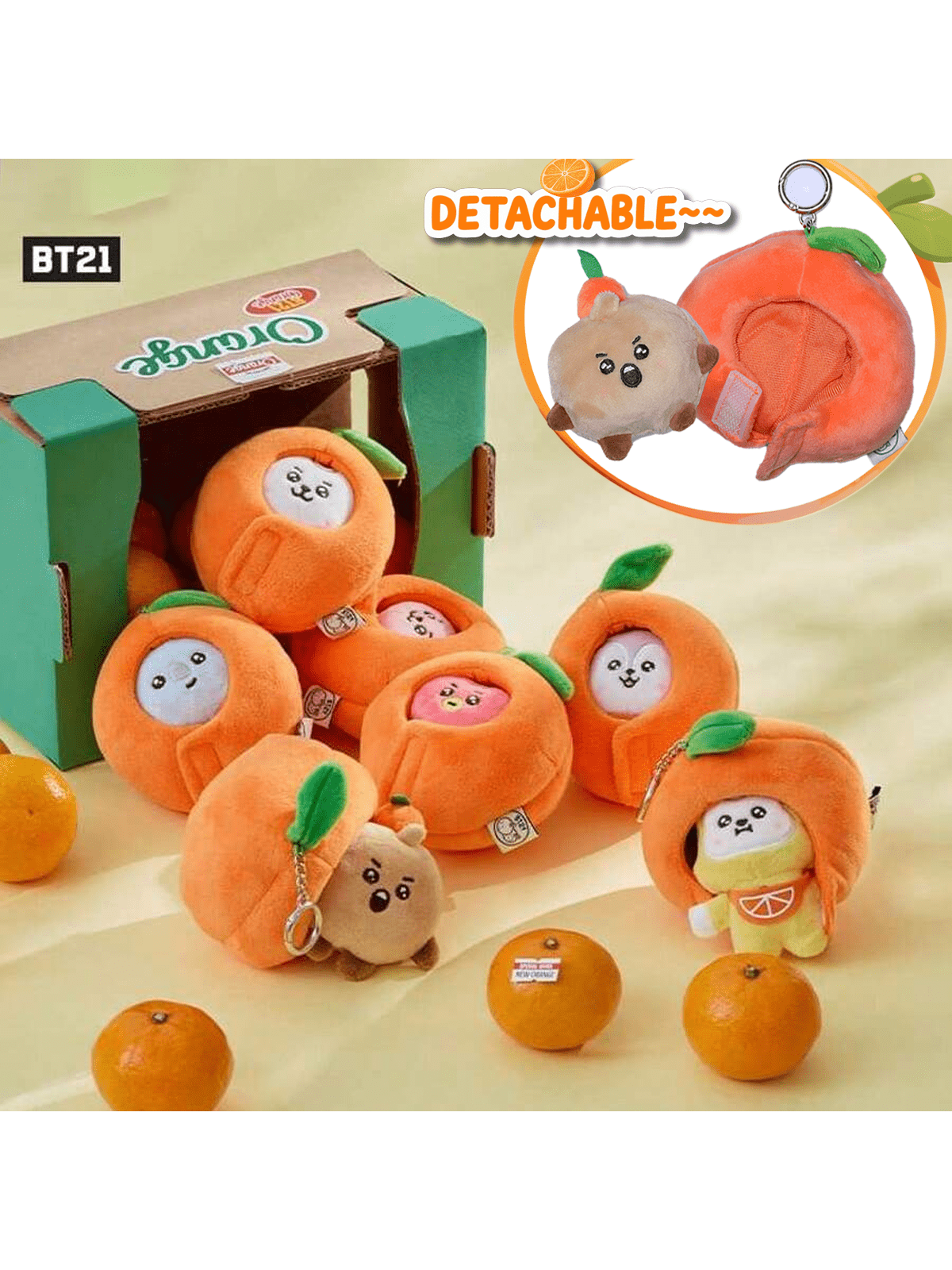 Bts Bt21 Plush Keychain/Cute P - Women'S Keychain Accessories avaliação e preço