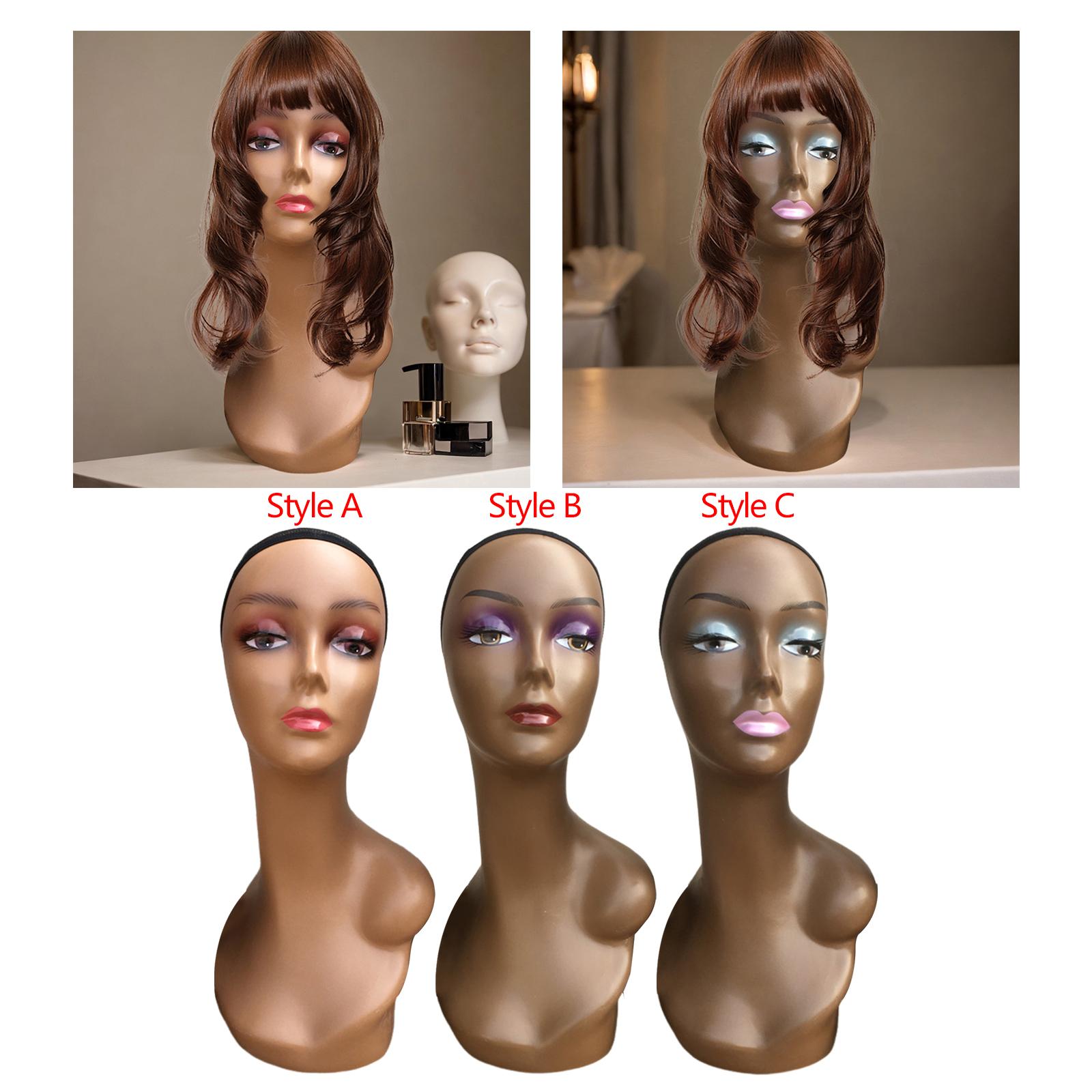 Woman Mannequin Head with Shou - Women Accessories Display avaliação e preço