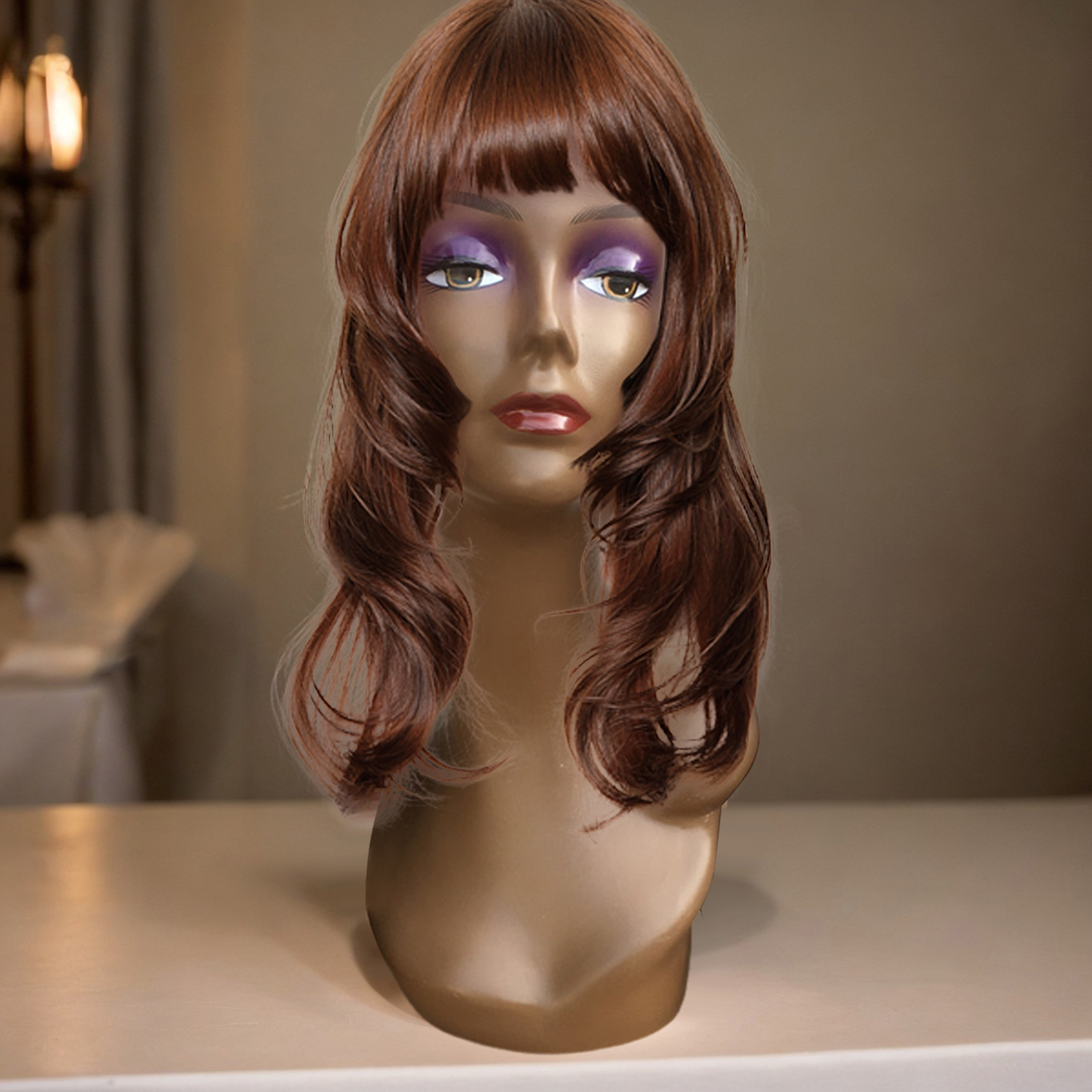 Woman Mannequin Head with Shou - Women Accessories Display avaliação e preço
